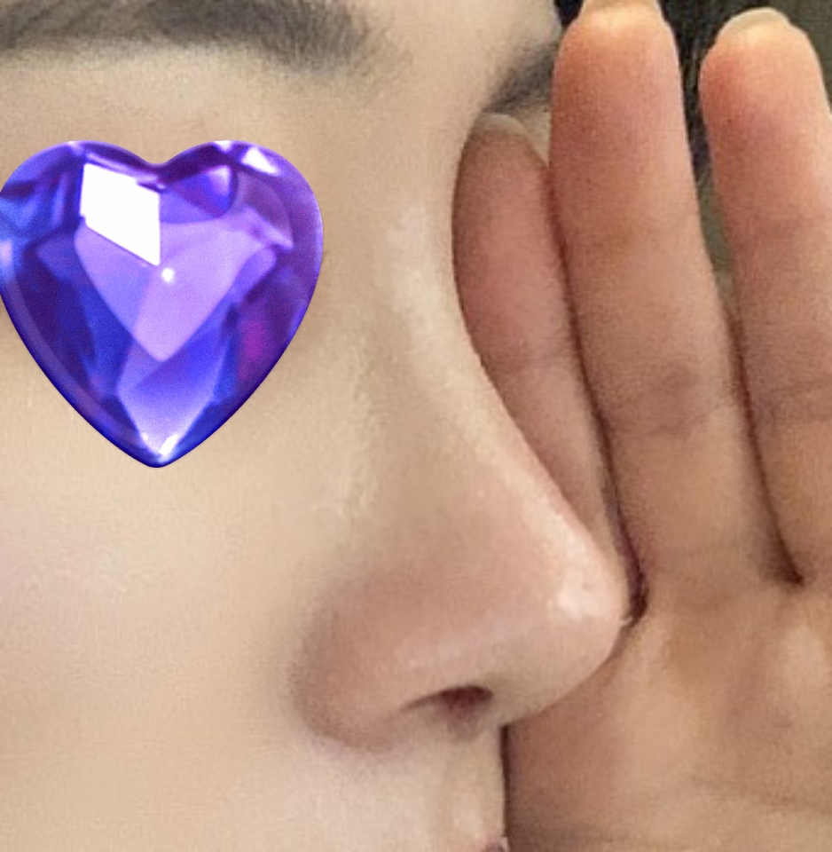 밋밋했던 코 이뿌게 변신했어용~